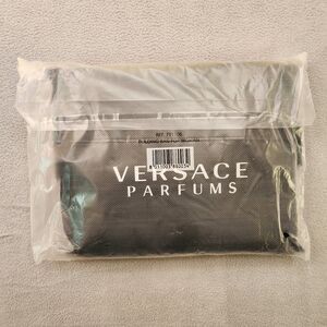 Versace Parfums Folding Tote Bag For Women Black Promo New